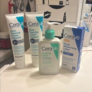 CeraVe Face Washes and Moisturizers Bundle